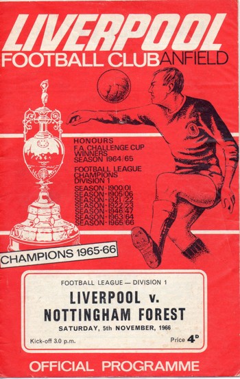 Match programme